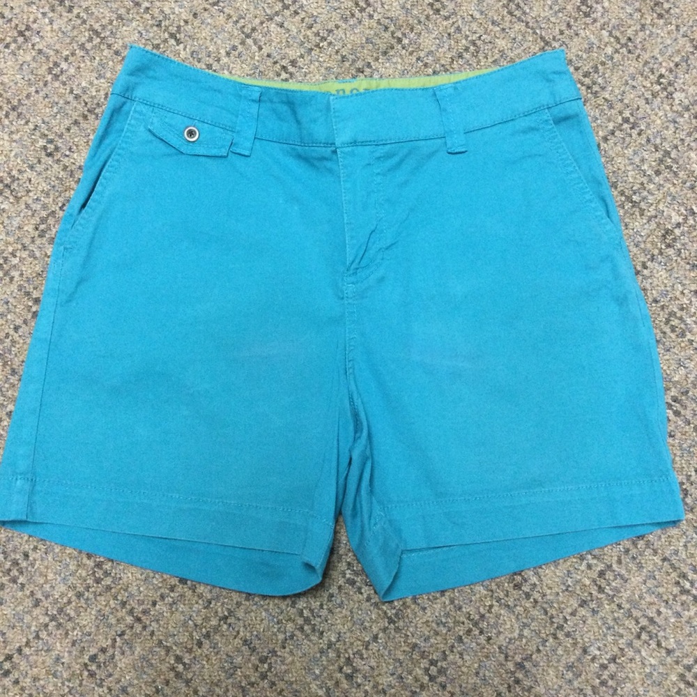 Sonoma Life + Style Teal Blue Chino Twill Shorts * 6